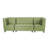 Kid Comfort Collective Modular Corner Chairs with Sofa, 3-Piece Set - Fern Green-124164565