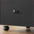 Cabinets, HOMCOM 3-Drawer Home Office Storage with Removable Tray | Rolling Under Desk Printer Stand | Black | Melamine-Coated Particle Board-1234299711