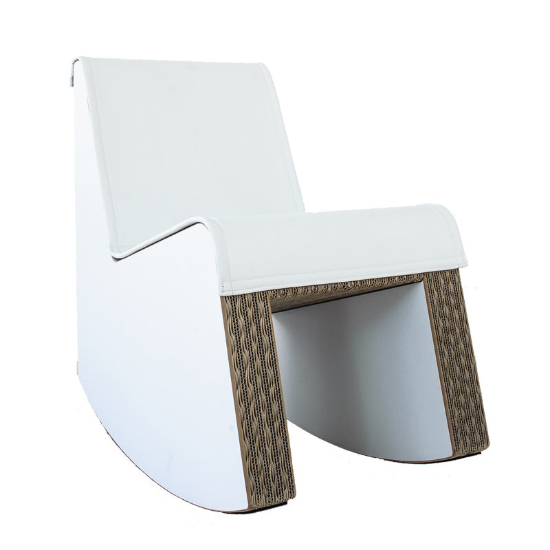 Fauteuil à bascule hession swing, Blanc