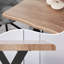 Dulane Metal Base Dining Table-1875810379