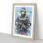 Smiley Policeman by Banksy - Picture Frame Painting Print-55725904-55725909
