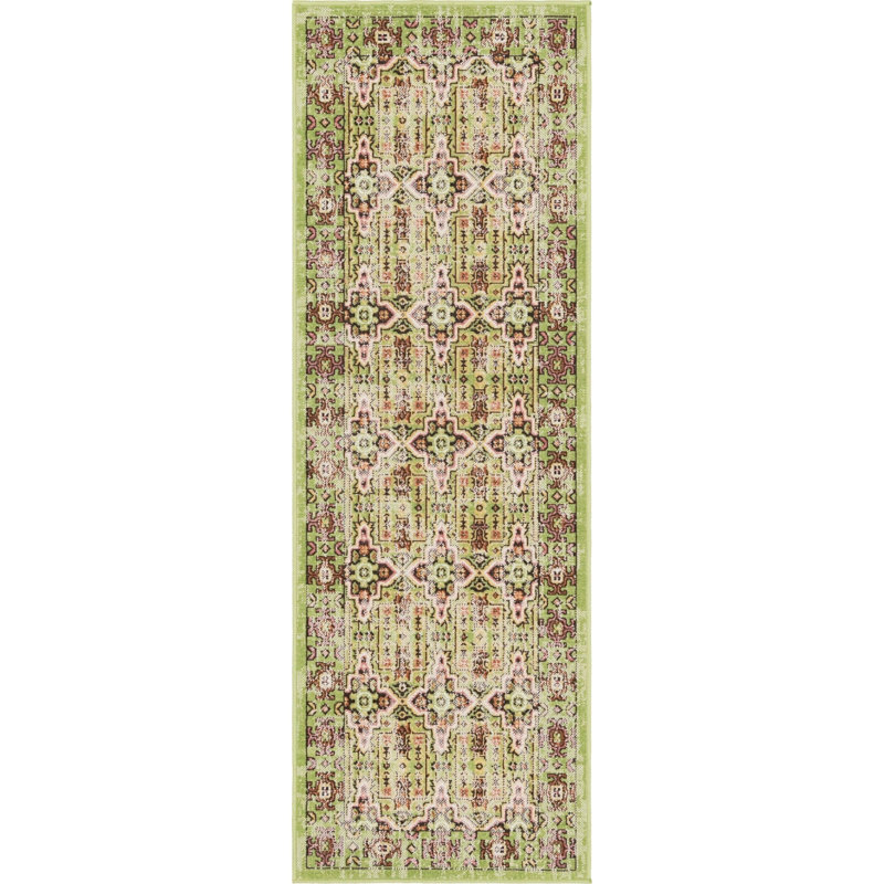 Geometric Indoor Rug, Runner 2' x 6'1"