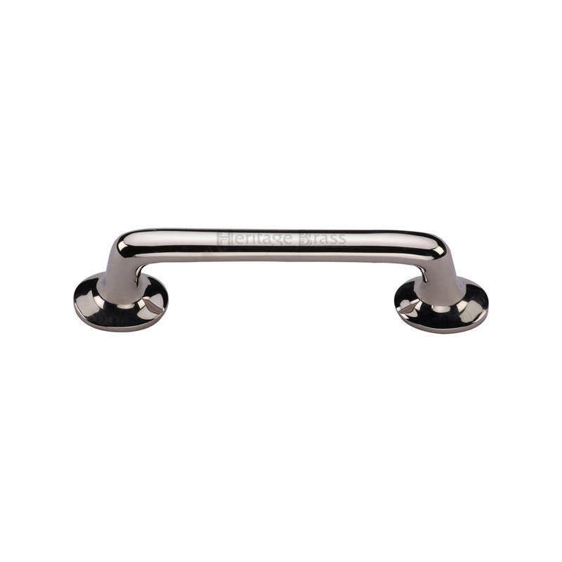 Heritage Brass Heritage Cabinet Pull Traditional Design, Polished Nickel, 1.1cm H x 12.7 Wcm x 3.2cm D