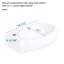 Lavabo de salle de bain mural en céramique blanc 16 x 11 pouces, trou de robinet simple, surface d'absorption d'eau lisse et faible, acide, convient au décor