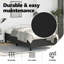 Cadre de lit Darrisha, cadre de lit plateforme tapissier, sans matelas-246308465-246308466