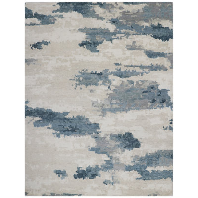 One-of-a-Kind Rectangle 8'2" x 10' Hand Knotted Area Rug