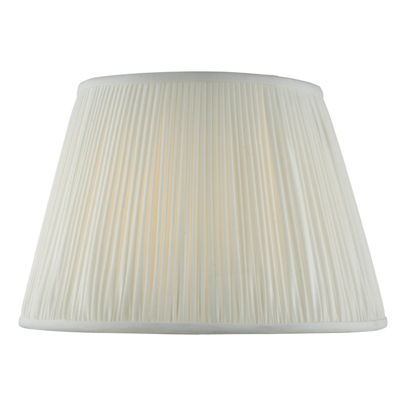 Faux Silk Empire in Ivory, 23 H x 35 W x 35 D cm