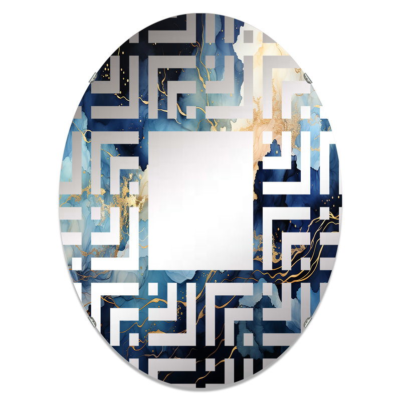 Miroir mural oval, 29,5 po x 19,6 po