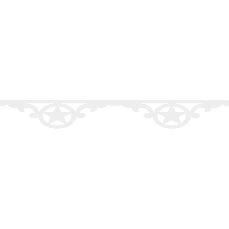 6"H x 5/8"P x 48"L Austin Architectural Grade PVC Running Trim, 6" H x 48" W x 0.63" D