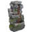Halloway Resin Towering Cave Rustic Gray Indoor Tabletop Fountain