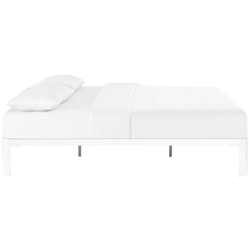 Bed, Queen, White