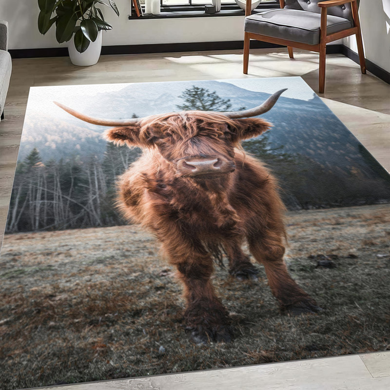Tapis imprimé élégant avec texture douce non tissée et motif floral complexe pour une décoration intérieure élégante