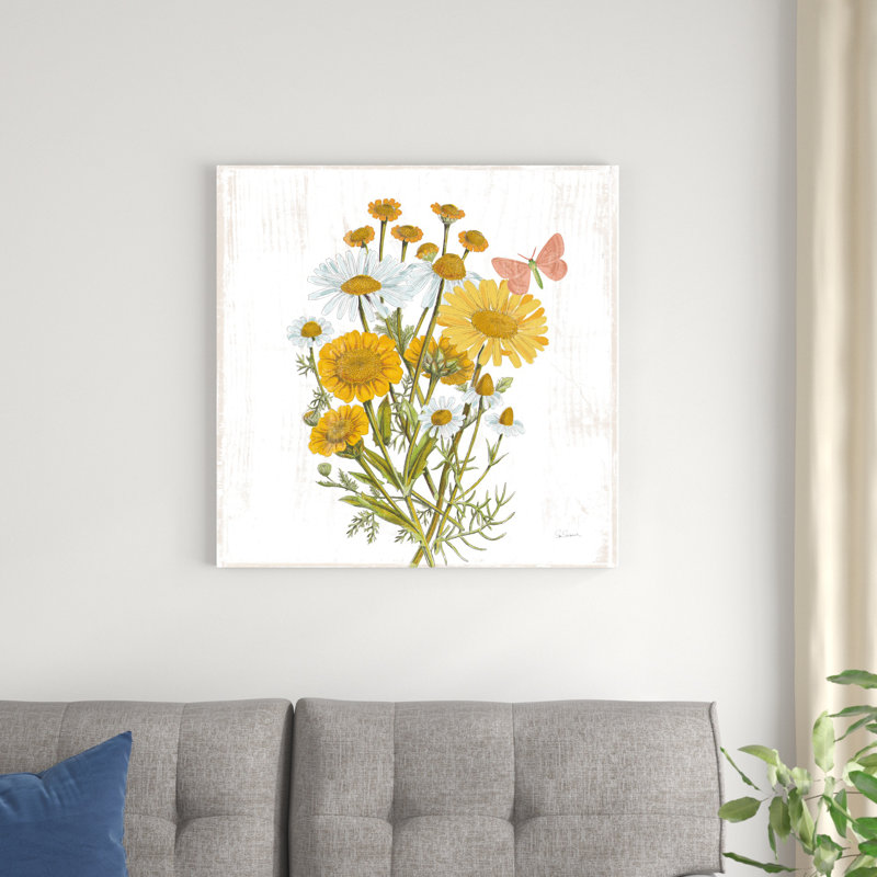 Fleurs de grange blanches X, H 30 po x l 30 po