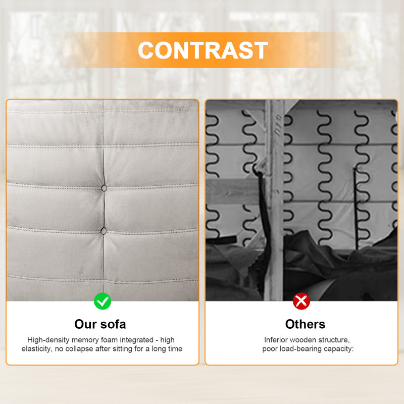 Fauteuil à billes 3 places sans accoudoirs, Microfibre / microsuède beige