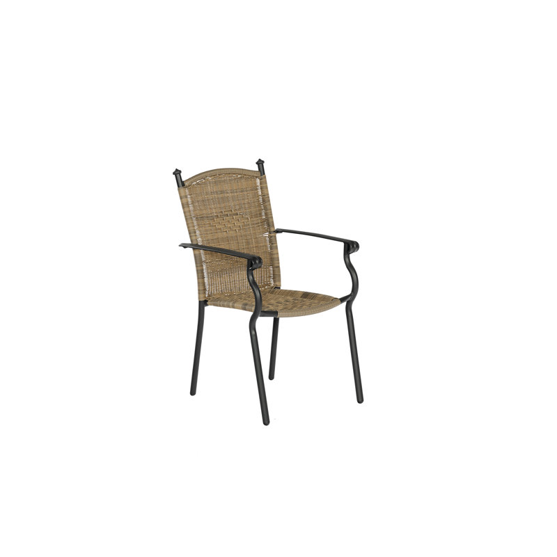 Ernst Patio Dining Armchair, Nature/Black