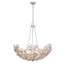 Lustre en cristal argenté antique à 6 lumières Kethe