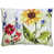 Jaune / vert / floral rouge