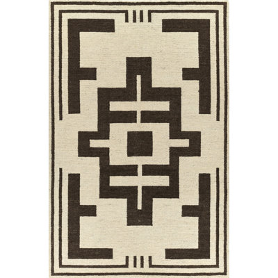 Theresa Brown Hand-Woven Geometric Wool Rug