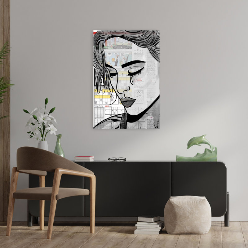 Art contemporain Art contemporain, H 36 po x l 24 po