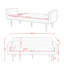 Canapé-lit simple en velours de 68,5 po Hollilouise-22290888