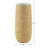 Brava 11" Metallic Gold Textured Ceramic Table Vase-1765877955-1745039154