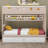 Castle-Themed Bunk Bed Equipped With Two Drawers, A Shelf, And LED Lights-178722551-178722545