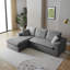 Canapé modulaire en velours côtelé l 102 po Boneless-880668510