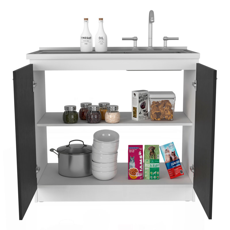 Utility Sink Vernal, Kitchen, White/Black