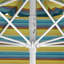 Parasol en fibre de verre 7,5 pi avec passe-partout blanc-454072609