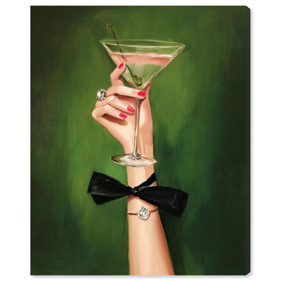 Curated Cocktail II Canvas Print Fashion Art Prints by Art Remedy