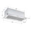 Hotte coulissante en acier inoxydable Ancona Forte 430 de 30 po