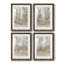 Thicket of Trees I - ensemble de 4 peintures encadrées-1022457426-1022457429