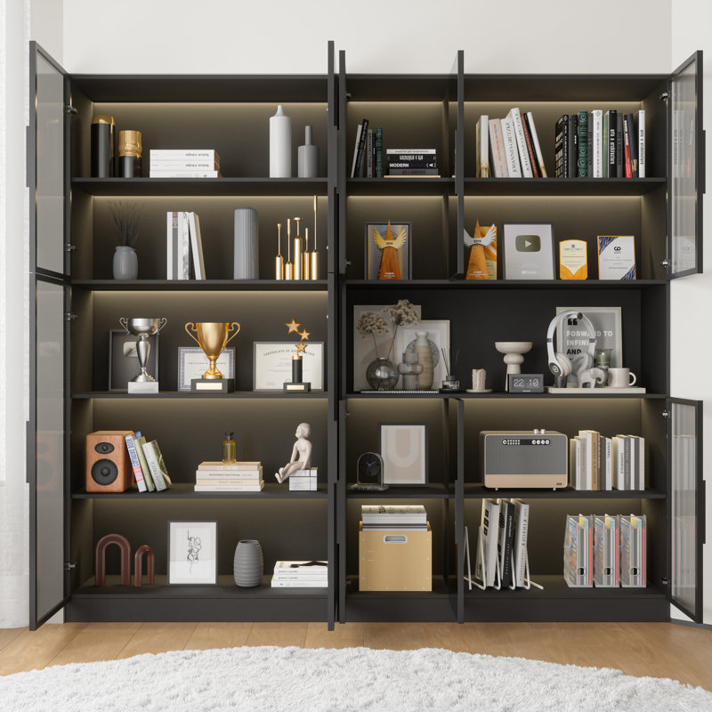 Knaresborough China Cabinet With Led Light, Black