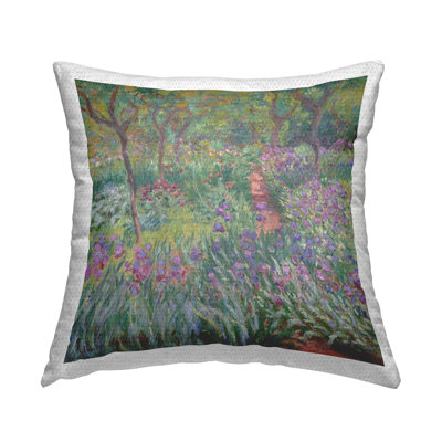 Classic Garden Path Outdoor Printed Pillow by GraffiTee Studios