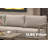 PURPLE LEAF Patio Furniture Set With 9.6" Thick Cushion And Soft Pillows Outdoor Sectional Sofas Modern Outdoor Conversation Sets For Yard Porch Deck, Khaki-123123738