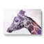 Giraffe with Purple Haze in Abstract - Wrapped Canvas-55313733