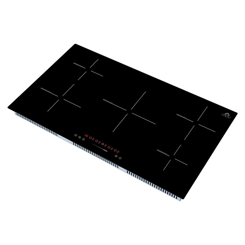 Forno Alta Qualita Parco 36-Inch Induction Cooktop, 5 Zones, Touch Control, 9 Power Levels