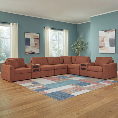 Braintree 8-Piece Sectional With Audio Consoles