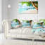 Coussin de plage pour îlot de plage à praslin de mer seychelles-846389609