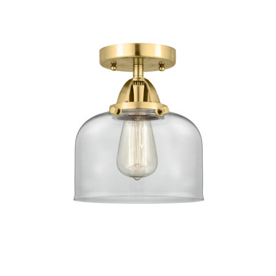 Glass LED Semi Flush Mount