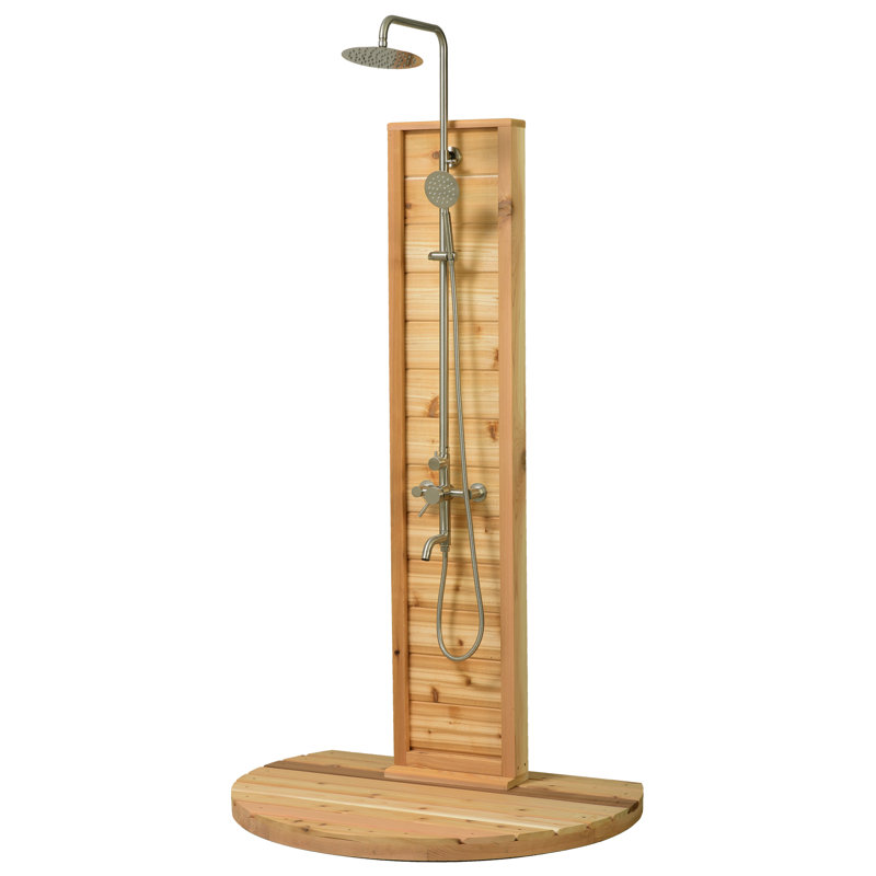 Portable Free Standing Outdoor Shower and Footwash Spout