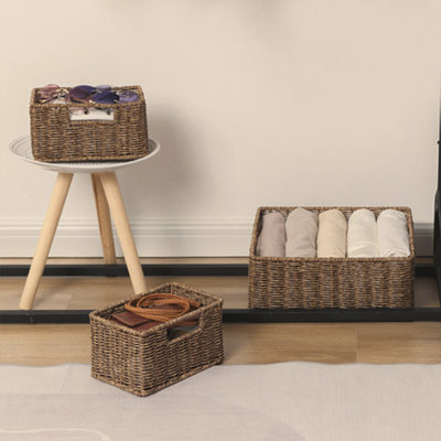 Bayou 3 Piece Wicker Storage Basket Set