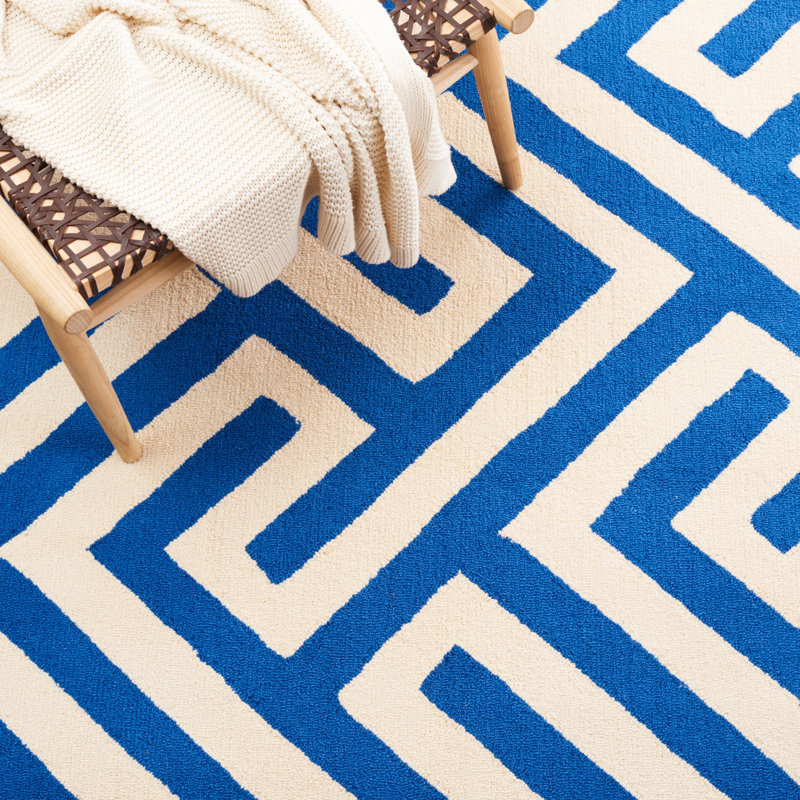 Rawlins Hand Hooked Performance Geometric Rug, Rectangle 8' x 10'