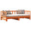 Pull-Out Day Bed Without Mattress Wax Brown-1353717045