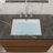 18 inch Under-mount Ceramic Rectangle Bathroom Vanity Sink, Under-mount Sink Rectangular with Concealed Overflow 18" x 13"