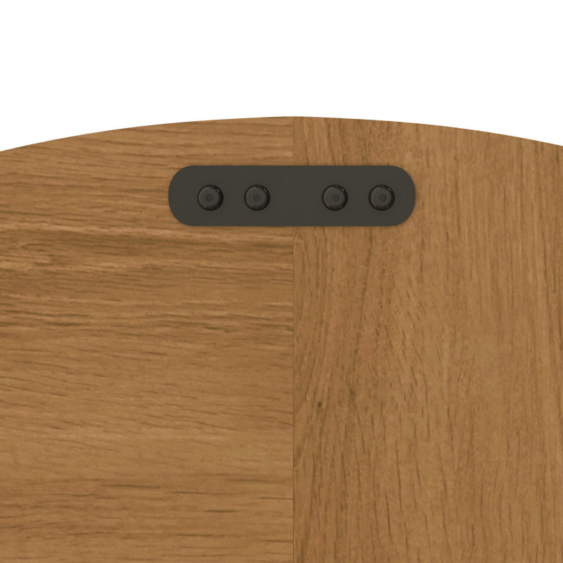 Round Dining Table For 4 - 47 Inch Farmhouse Kitchen Table, MDF Circle Table
