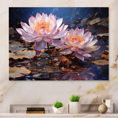 - Art mural floral en métal