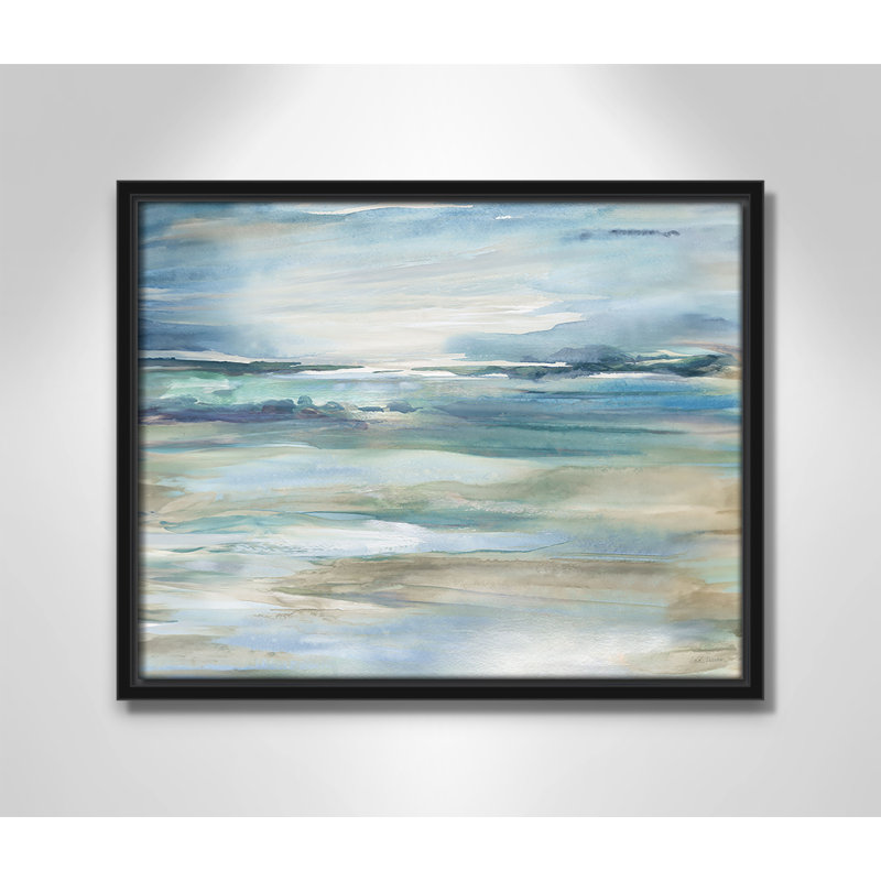 Reflection Skies Print par Carol Robinson, H 12,5 po x l 15,5 po, Noir