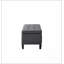 Banc de rangement touffeté à fermeture douce et confortable-112883952
