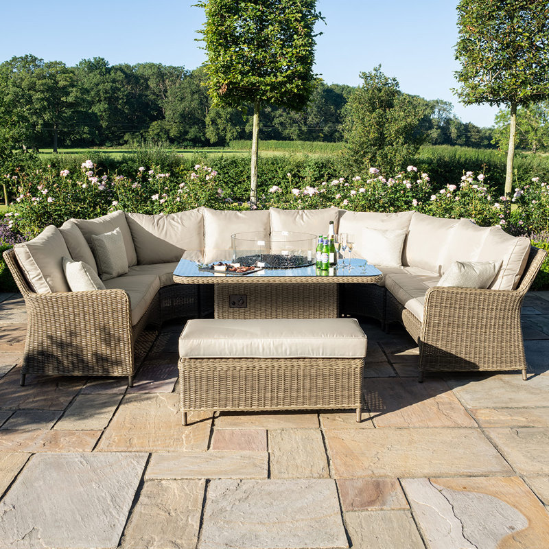 Balch 8 Seater Rattan Sofa Set